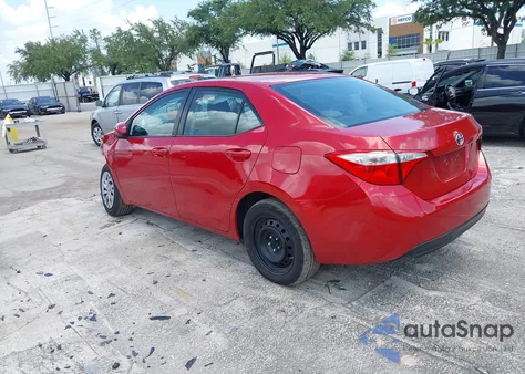 2019 Toyota Corolla Le z USA, uszkodzony, nr VIN 2T1BURHE8KC192522